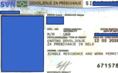 Процесс перехода с временной защиты на обычный ВНЖ в Словении работает.